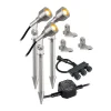 EVN P68123502-3 LED-udendørsspot, sæt/3, 3.000 K