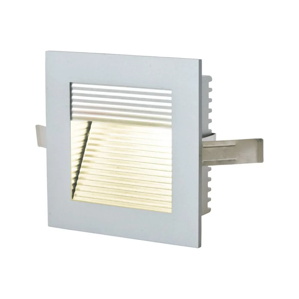 EVN P2140 LED-vægindbygningslampe, 3.000 K, alu