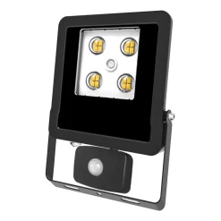 EVN Panthera udendørsspot sensor IP44 10 W 3.000 K
