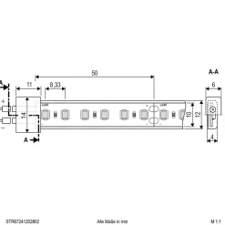 EVN STR6724 LED-strip IP67 5m 72W 3,000K