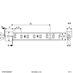 EVN STR6724 LED-strip IP67 5m 48W 2,700K