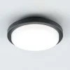 EVN Tectum LED udendørs loftlampe, rund, Ø 24,6 cm