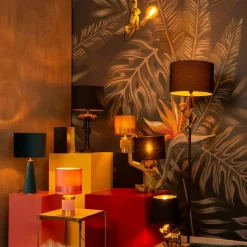 Extravaganza Chimp gulvlampe, guld mat/sort