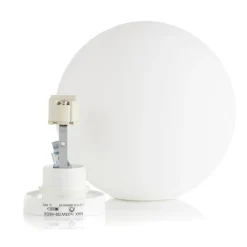 Fabbian Lumi Sfera væglampe i glas, Ø 14 cm