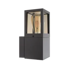 Facado II udendørs væglampe, grå/røggrå, bredde 11 cm, IP65
