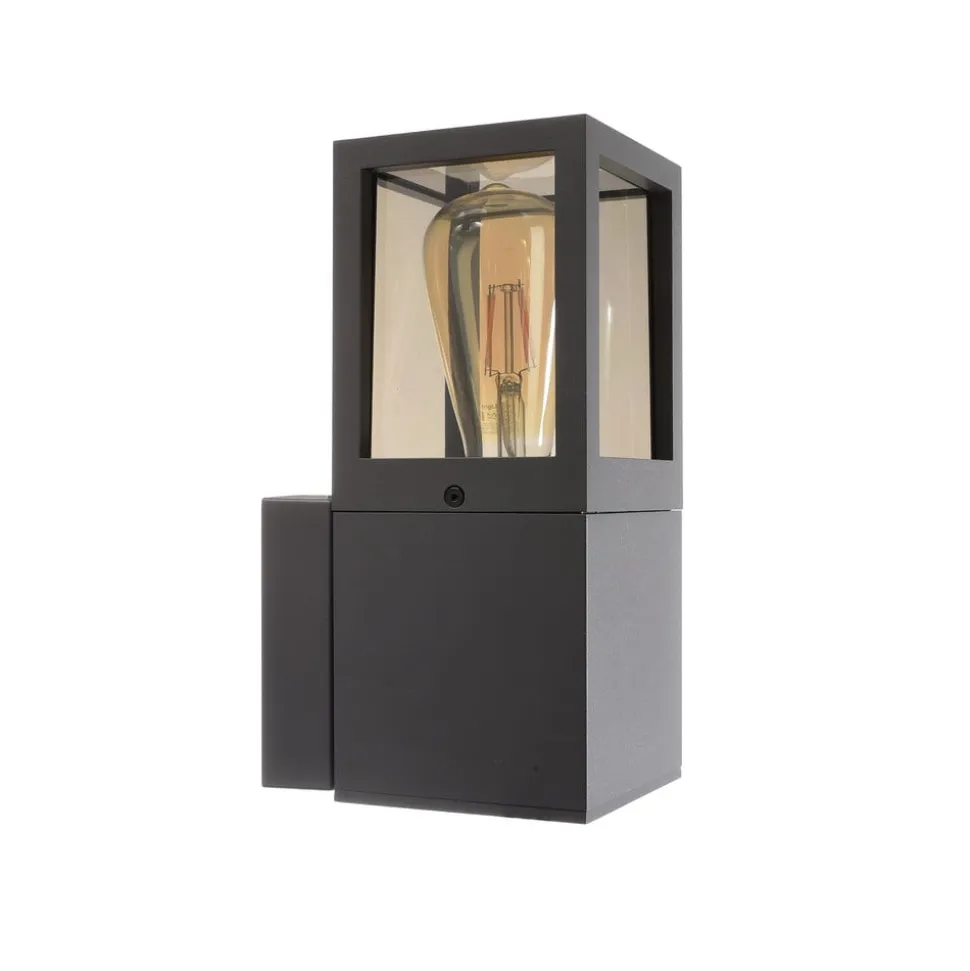 Facado II udendørs væglampe, grå/røggrå, bredde 11 cm, IP65
