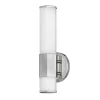 Facet Single LED-væglampe til bad, 3.000 K, krom