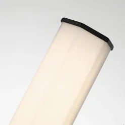 Facet Single LED-væglampe til bad, 3.000 K, sort