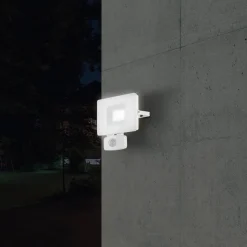 Faedo 3 udendørs LED-spot med sensor, hvid, 20 W