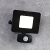 Faedo 3 udendørs LED-spot med sensor, sort, 20 W