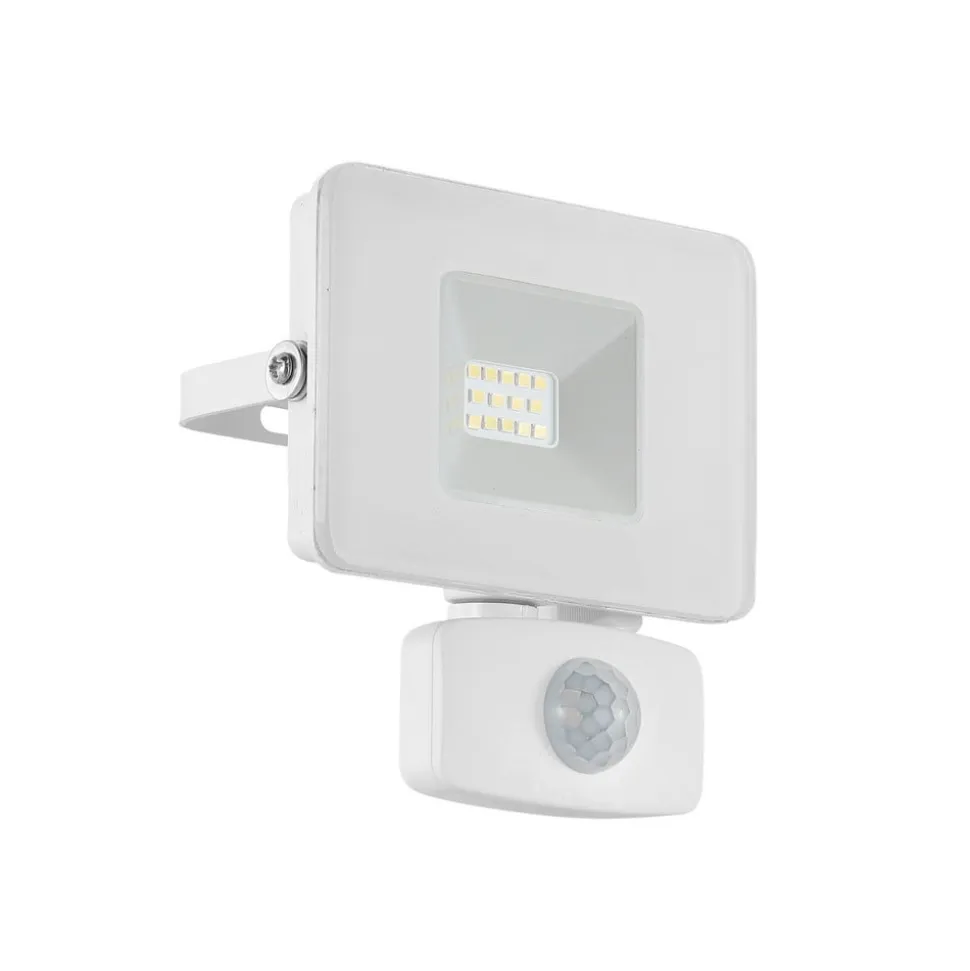 Faedo 3 udendørs LED-spot med sensor, hvid, 10 W