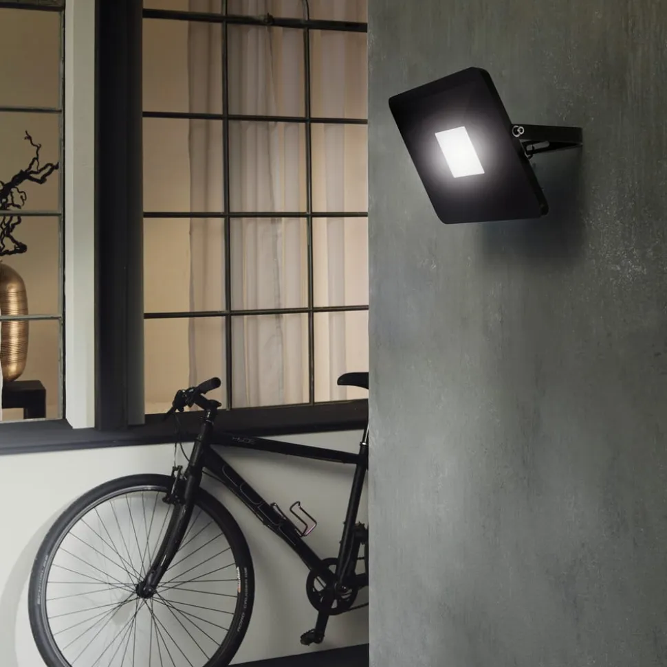 Faedo 3 udendørs LED-spot, sort, 50 W