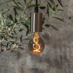 Filamentpære A60 E27 3W 1800K røgfarvet glas