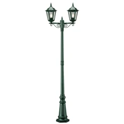 Firenze lygtepæl, 2 lyskilder, grøn