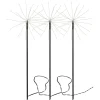 Firework Outdoor LED-dekolampe, sæt m. 3, varmhvid