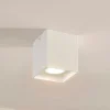 Firkantet påbygnings downlight Carson i hvid