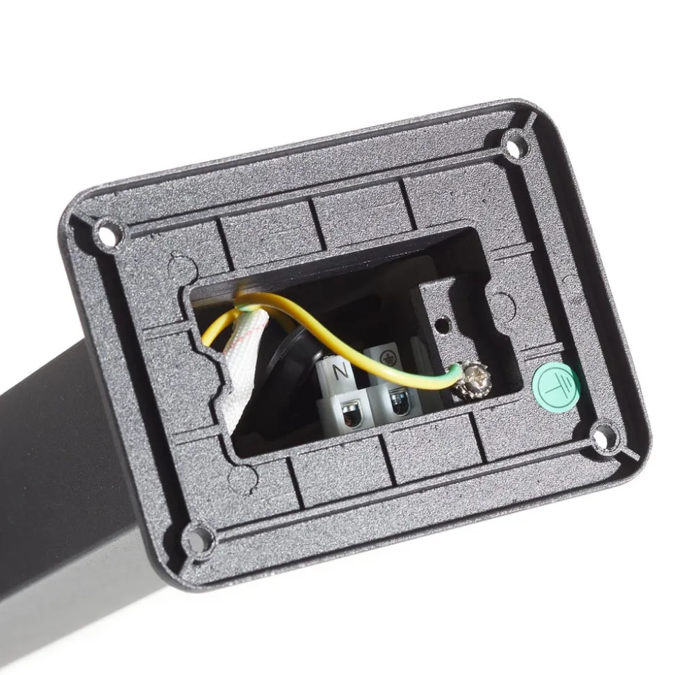 Fiumicino LED-gadelampe, buet form
