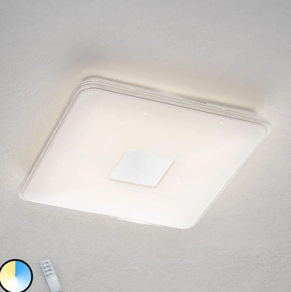 Fjernbetjent, kantet LED loftslampe Samurai
