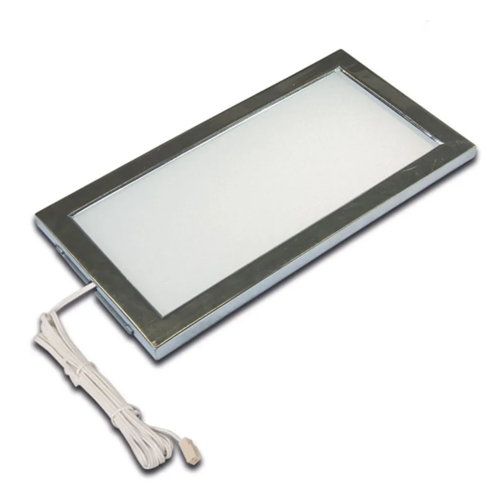Flad underskabsbelysning LED Sky stål 3.000K