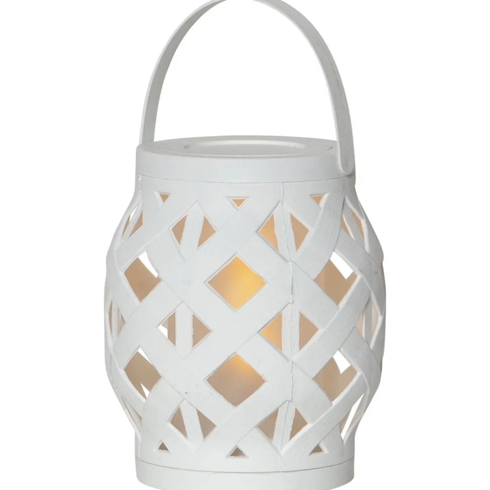 Flame Lantern LED-lygte, hvid, højde 16 cm