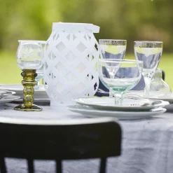Flame Lantern LED-lygte, hvid, højde 23 cm