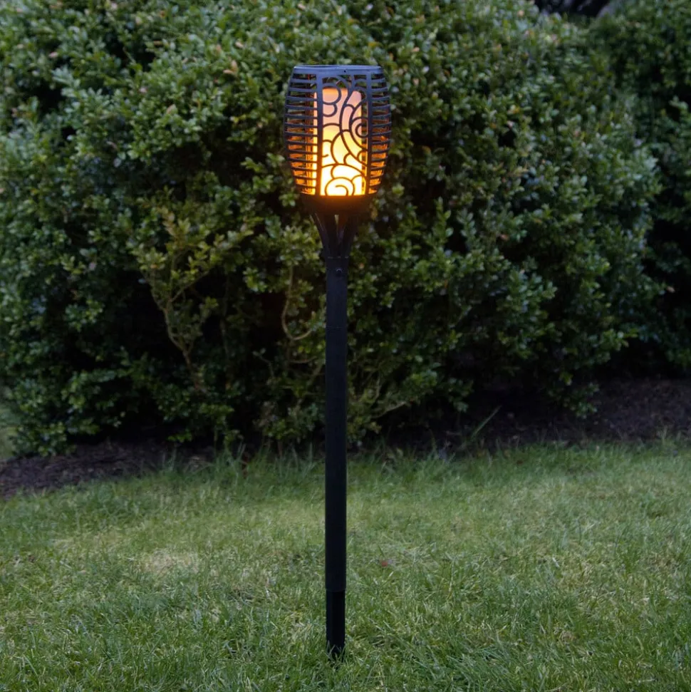 Flame LED-solcellelampe, tre anvendelsesmuligheder, 54 cm