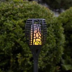 Flame LED-solcellelampe, tre anvendelsesmuligheder, 54 cm