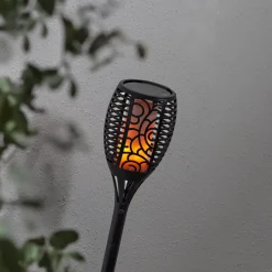 Flame LED-solcellelampe, tre anvendelsesmuligheder, 54 cm