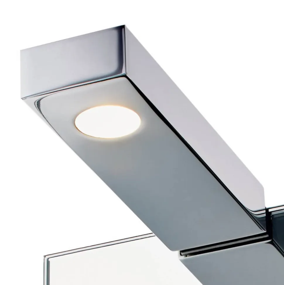 Flat 2 LED væg- og spejllampe, krom