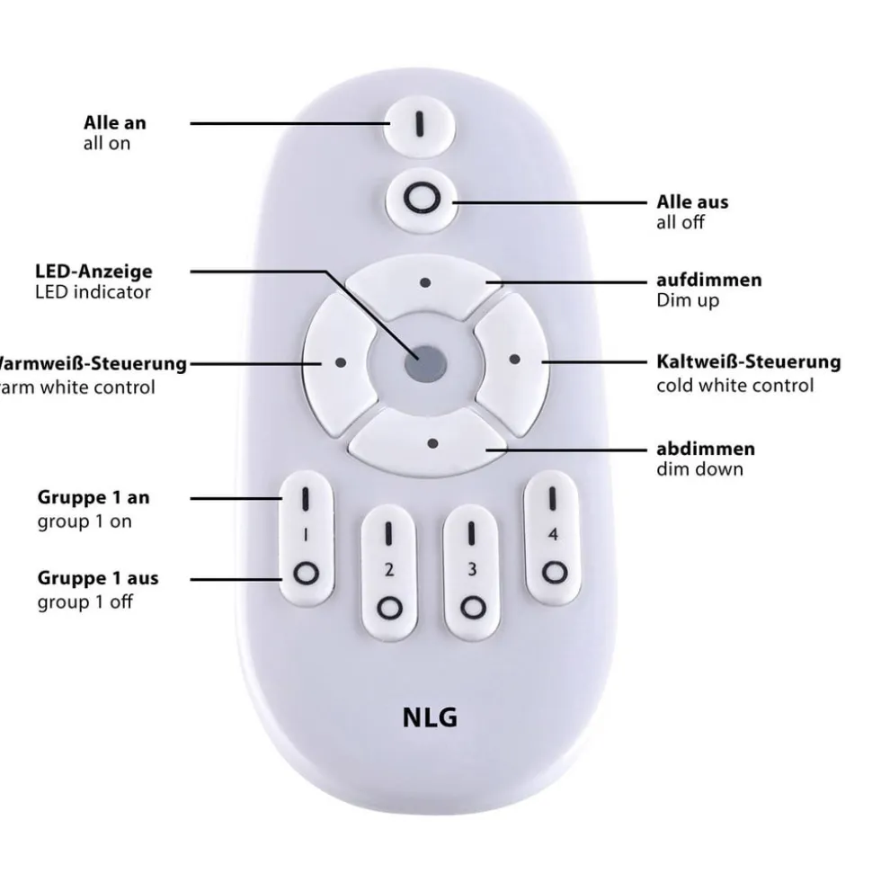 Flat LED-loftlampe CCT, Ø 40 cm, sort