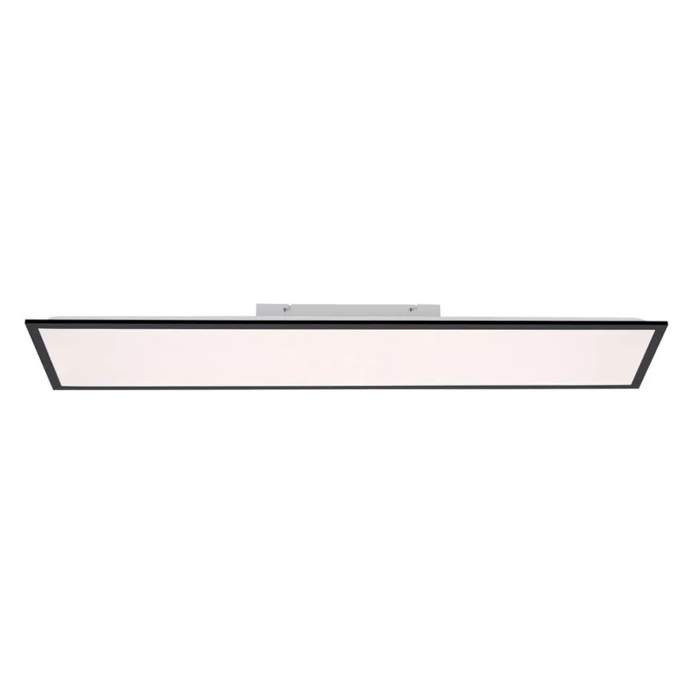 Flat LED-monteringspanel, CCT, sort, 119 x 29 cm