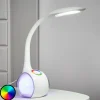 Fleksibel LED-bordlampe Paula, hvid