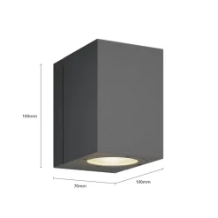Fleksibel udendørs LED lampe Lorik