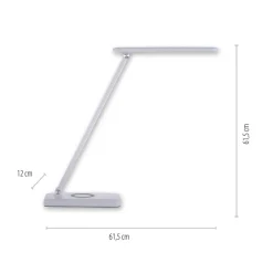 Florentina LED-skrivebordslampe, hvid