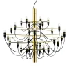 FLOS 2097/30 Lysekrone messing 30x2,7W LED mat