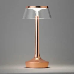 Flos Bon Jour unplugged LED-bordlampe, kobber