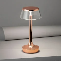 Flos Bon Jour unplugged LED-bordlampe, kobber