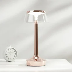 Flos Bon Jour unplugged LED-bordlampe, kobber