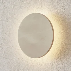 FLOS Camouflage 240 - udendørs LED-væglampe, sten