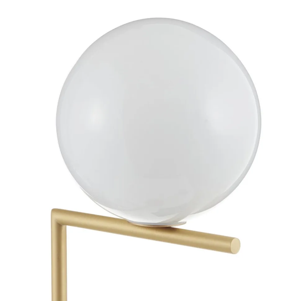 FLOS IC F1 gulvlampe, børstet messing