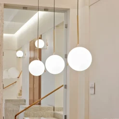 FLOS IC S2 designer hængelampe, messing