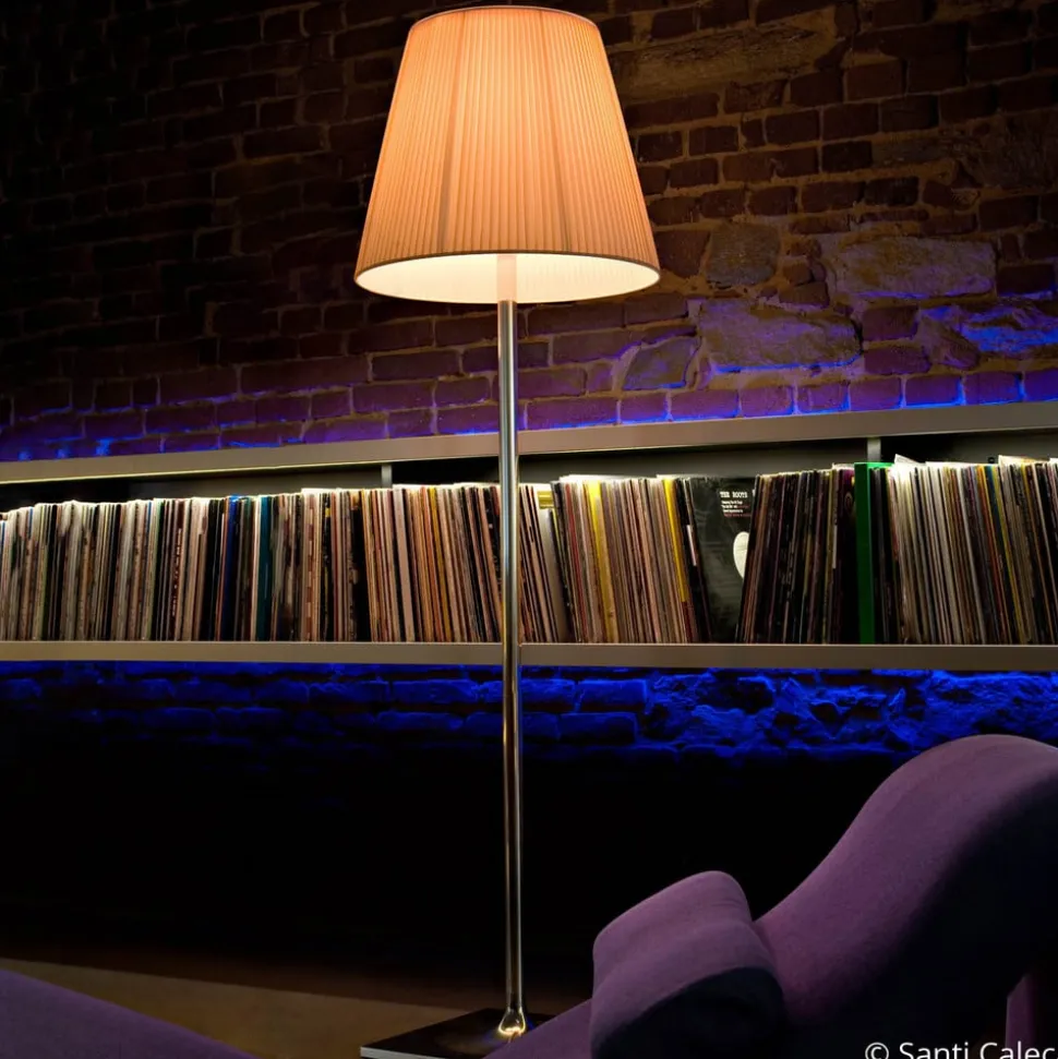 FLOS KTribe F3 gulvlampe med stofskærm, beige