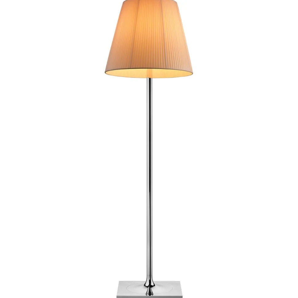 FLOS KTribe F3 gulvlampe med stofskærm, beige