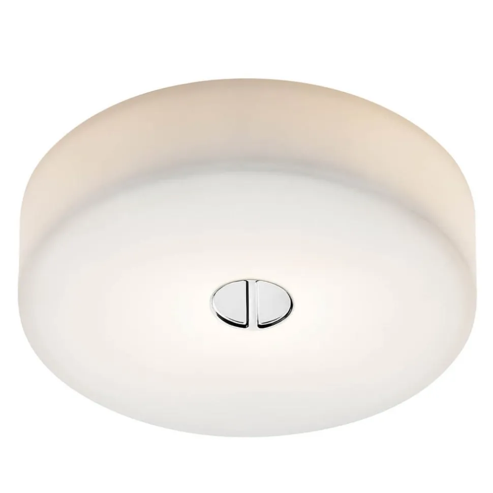 FLOS Mini Button loftlampe lavet af glas