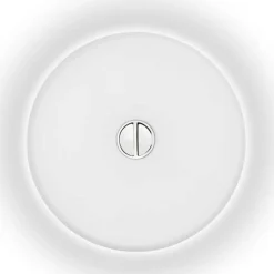 FLOS Mini Button loftlampe lavet af glas