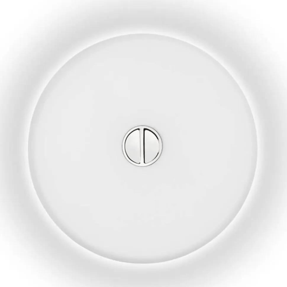 FLOS Mini Button loftlampe lavet af glas