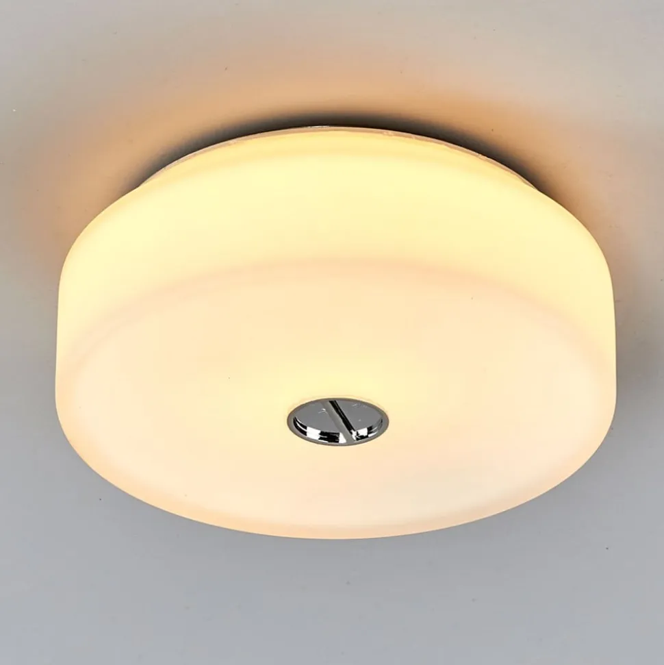 FLOS Mini Button loftlampe lavet af glas