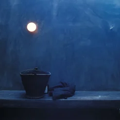 FLOS Mini Glo-Ball spejllampe/væglampe, hvid/opal