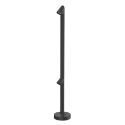 FLOS Walkstick 2 Double gadelampe, 2.700 K, sort