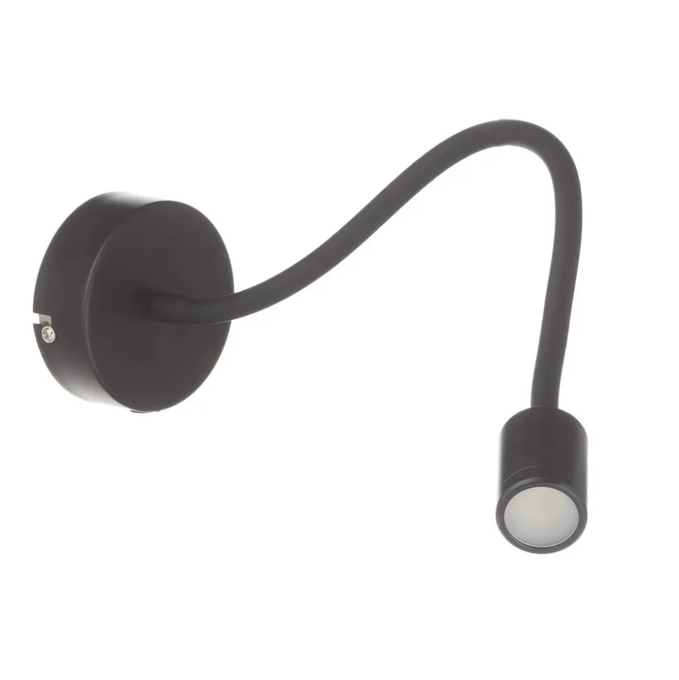 Focus fleksibel LED-væglampe, sort
